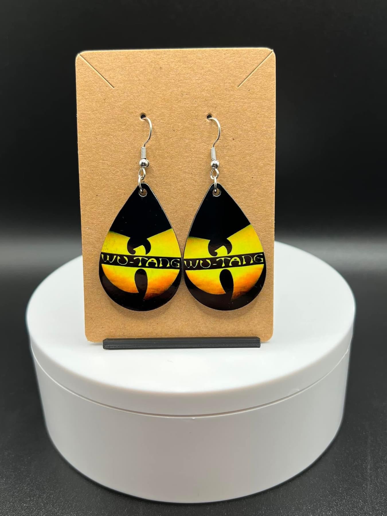 WuTang Clan-Inspired Earrings. Statement Earrings for True WuTang Clan Fans!