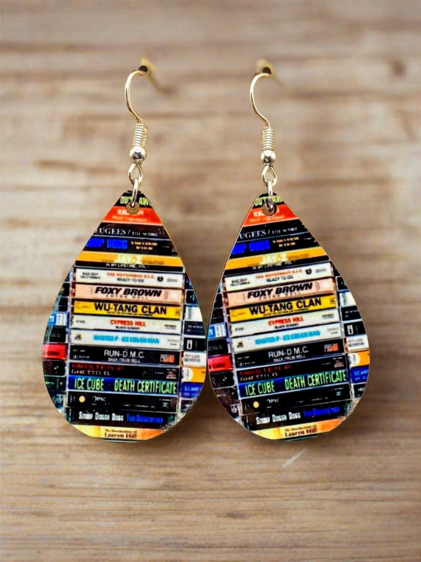 Retro Vibes: Handmade Cassette Tape Earrings for Music Lovers!