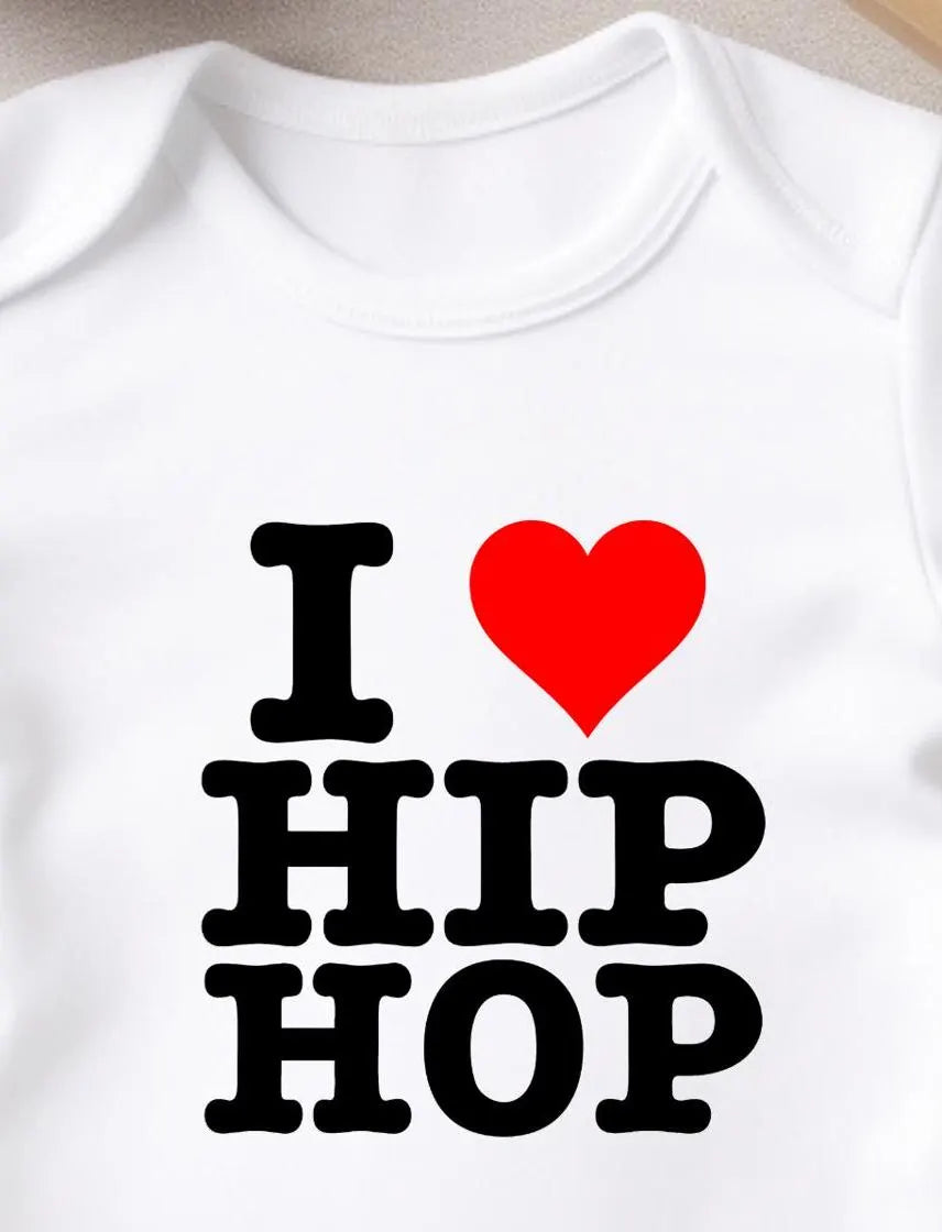 I Love Hip Hop Baby Bodysuit - Trendy & Stylish Infant Apparel