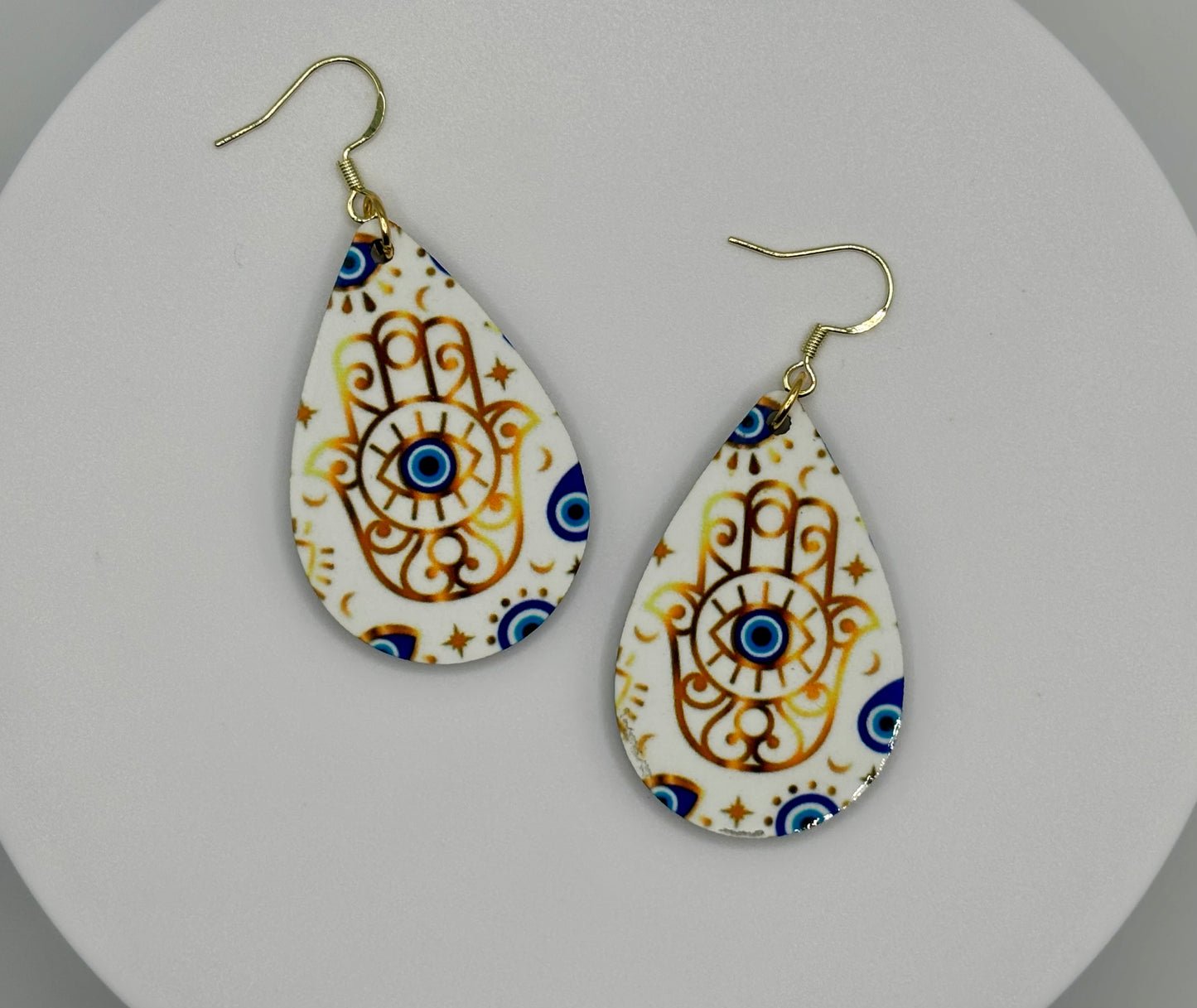 Bold and Beautiful Evil Eye Earrings- Ancient and Ubiquitous Energy.