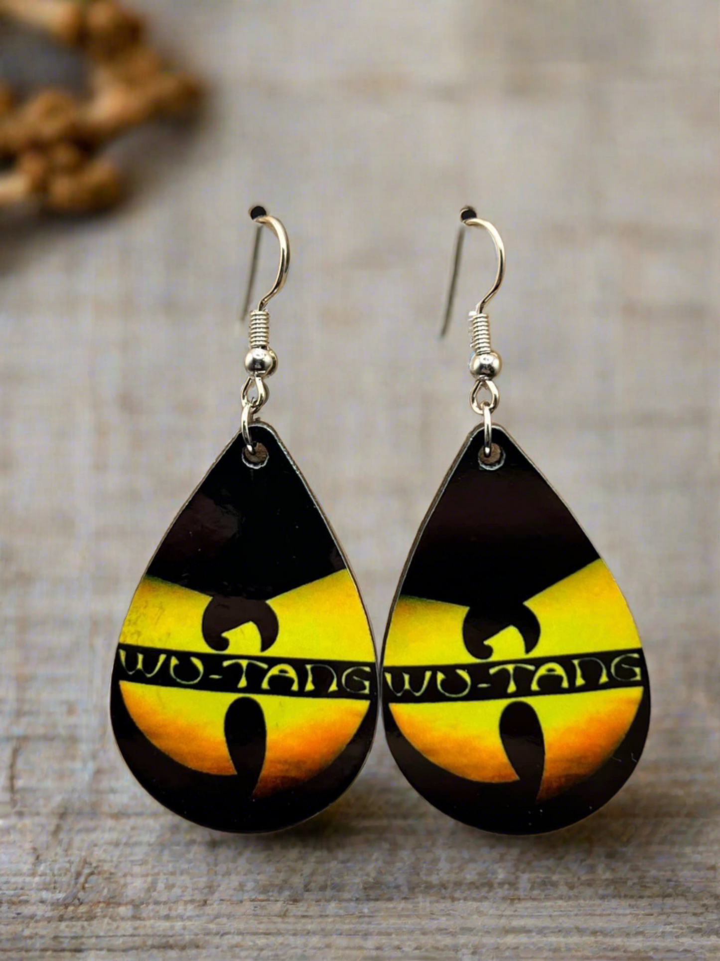WuTang Clan-Inspired Earrings. Statement Earrings for True WuTang Clan Fans!