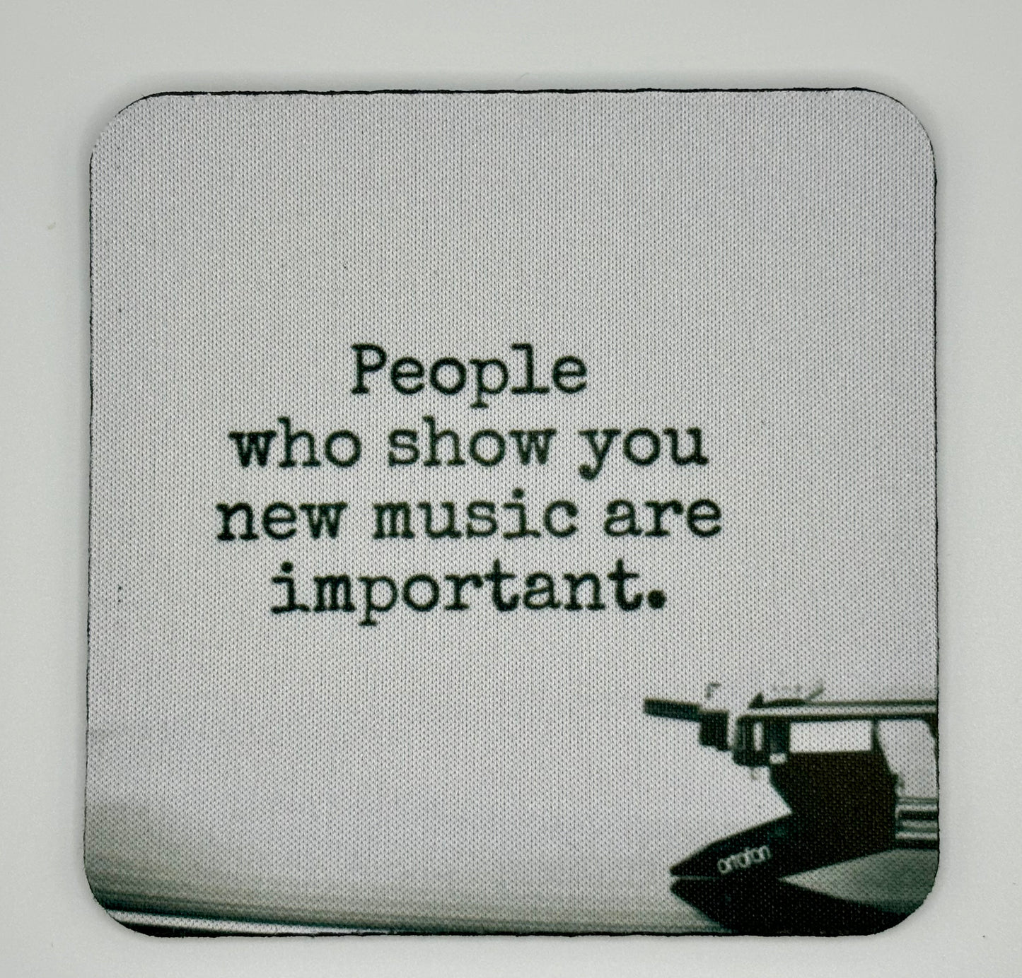 Harmonious Vibes: Set of 4 Music Coasters for Melodic Home Decor!