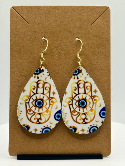 Bold and Beautiful Evil Eye Earrings- Ancient and Ubiquitous Energy.