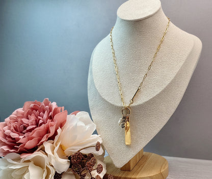 Personalized Bride Charm Necklace