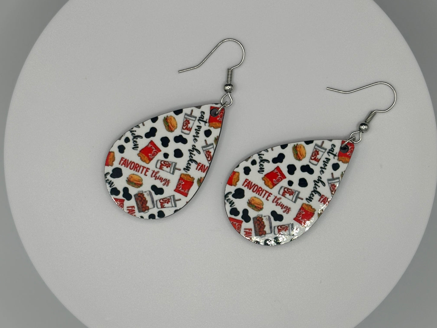Adorable Chicken Nugget and Waffle Fries Earrings! Need we say more?
