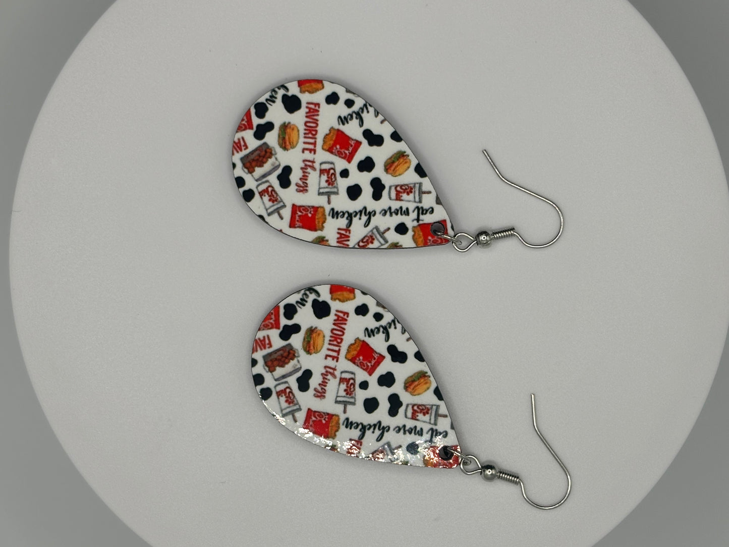 Adorable Chicken Nugget and Waffle Fries Earrings! Need we say more?