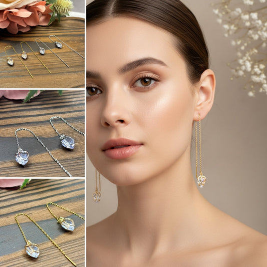 Beautiful Tulip Floating Earrings