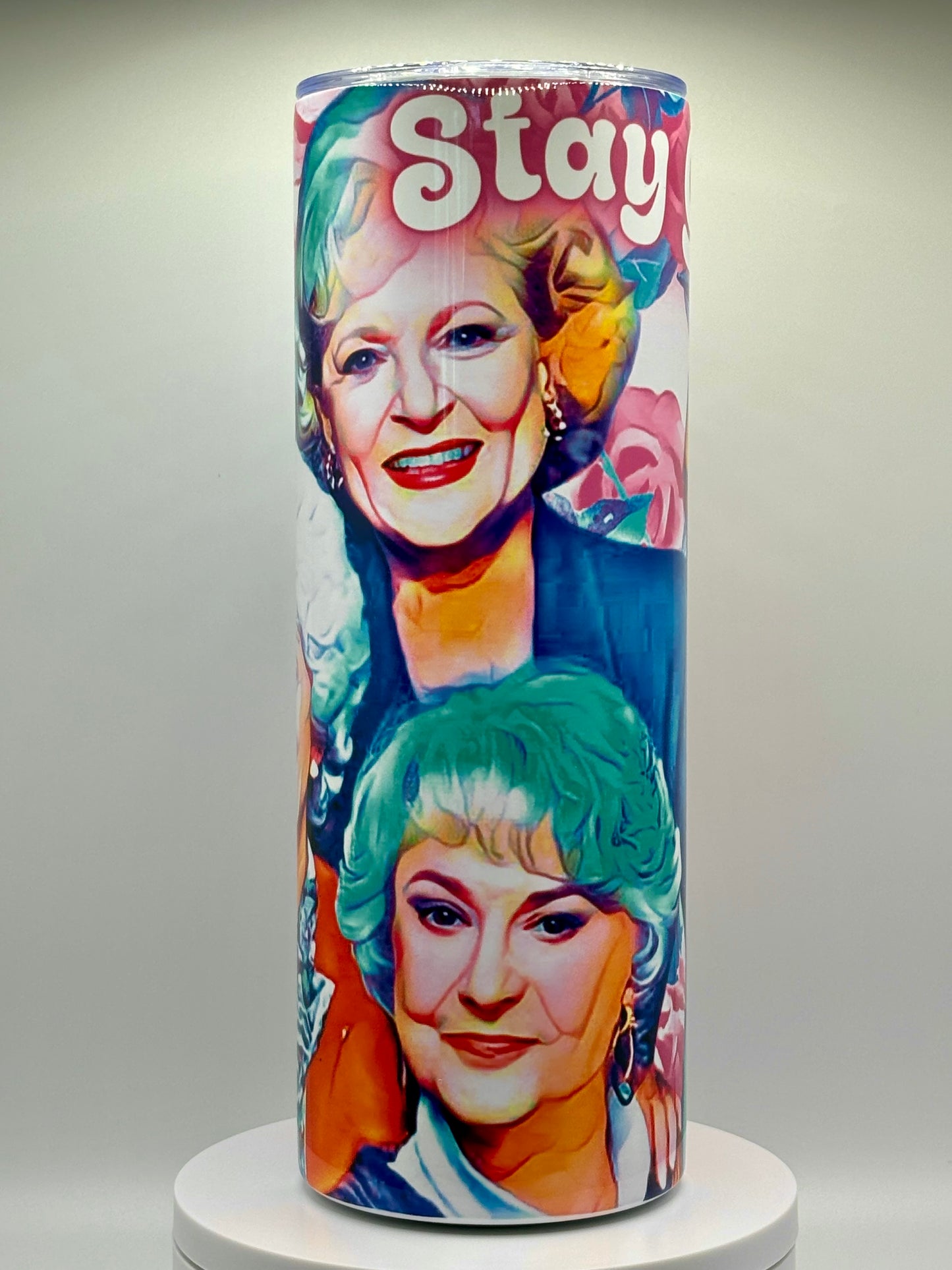 Golden Girls Tumbler - 'Stay Golden' - Perfect Gift for Fans of the Classic TV Show
