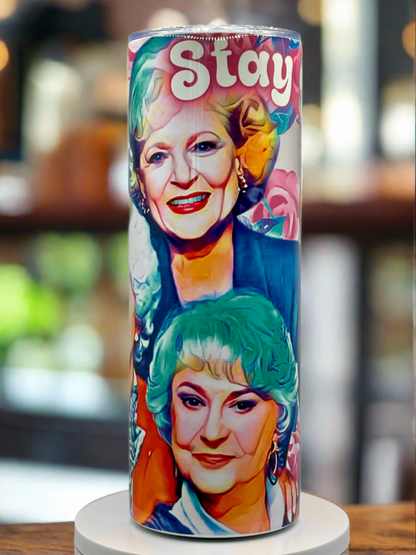 Golden Girls Tumbler - 'Stay Golden' - Perfect Gift for Fans of the Classic TV Show