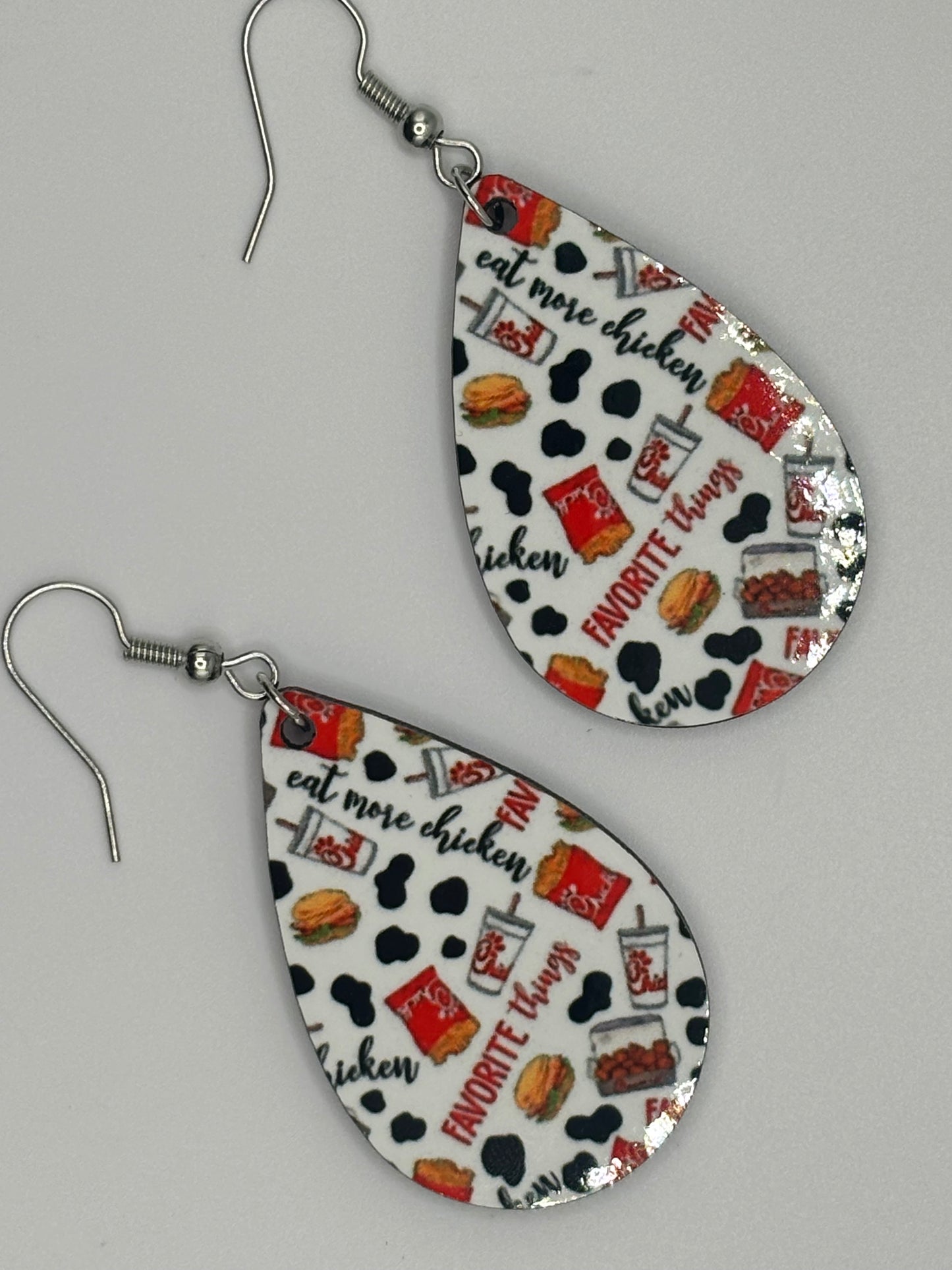Adorable Chicken Nugget and Waffle Fries Earrings! Need we say more?