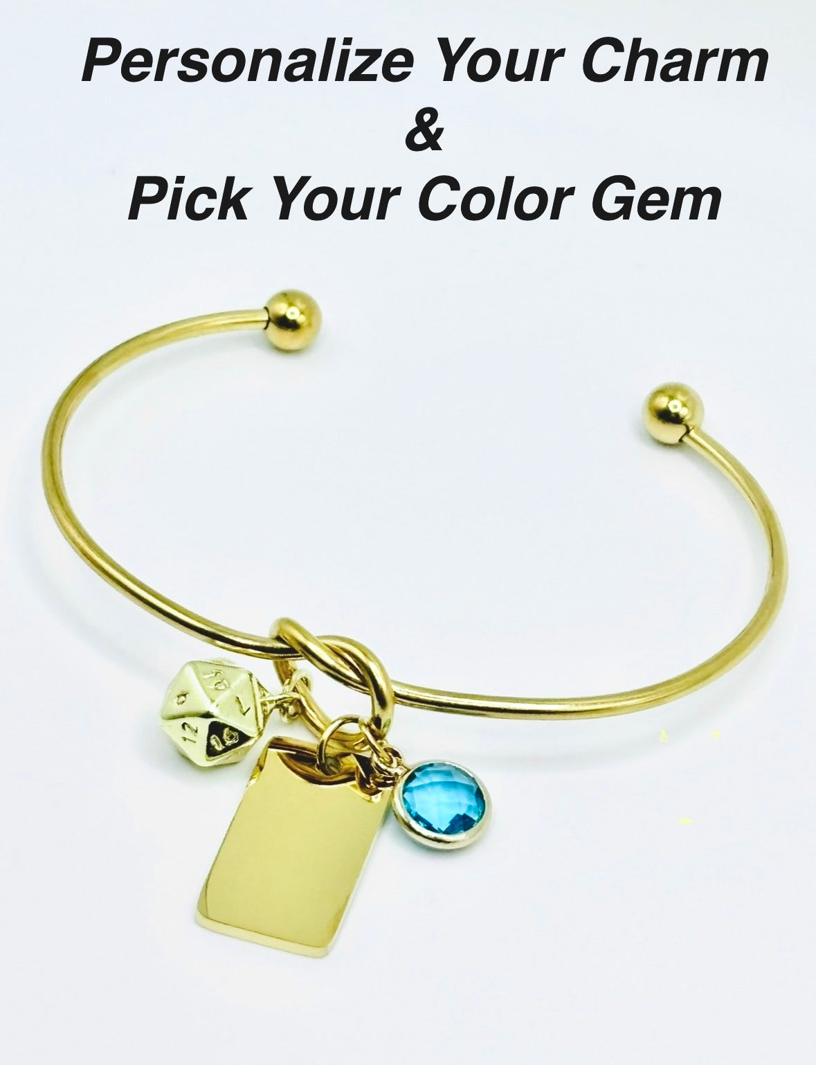 Themed Knot Bangle Bracelet