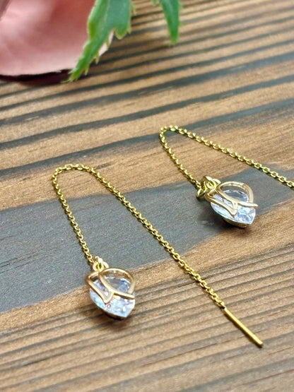 Beautiful Tulip Floating Earrings