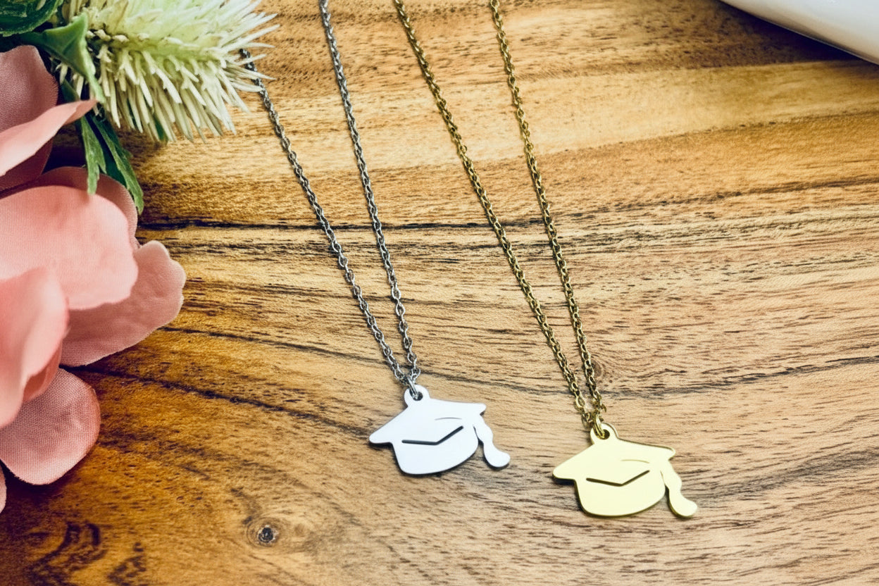 Graduation Cap Pendant Necklace