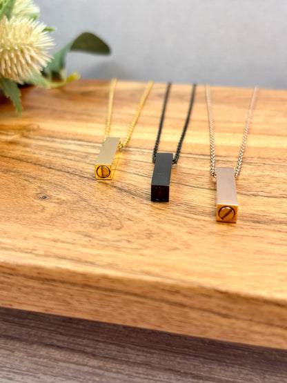 Personalized Urn Memorial Necklace
