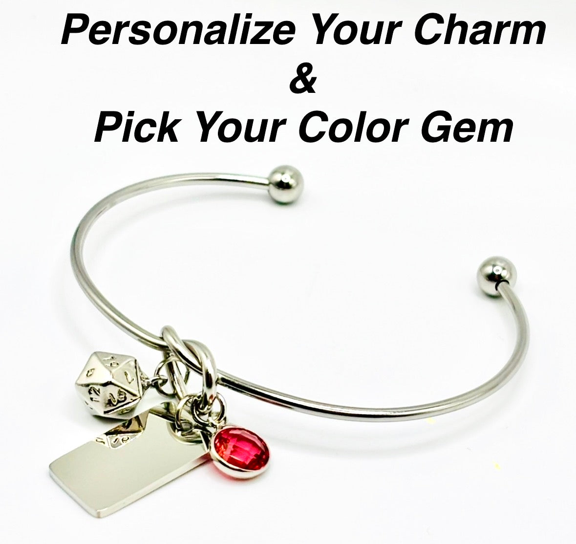 Themed Knot Bangle Bracelet