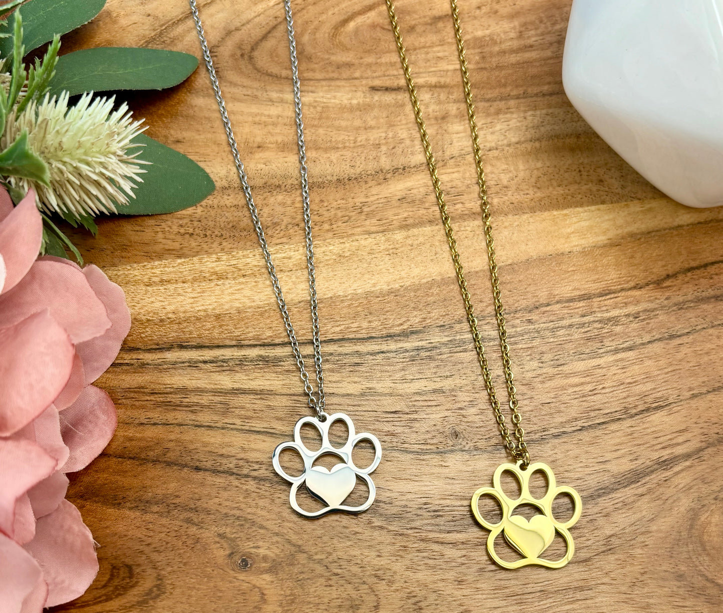 Large Paw Print Necklace