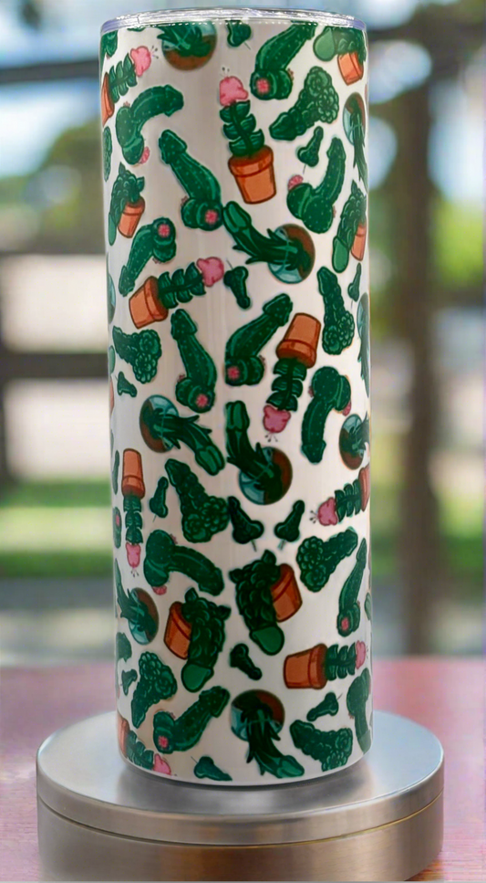 Cactus Plant Shaped 'Penis' Tumbler - A Playful and Stylish Addition to Your Drinkware Collection!