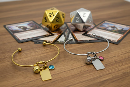 Themed Knot Bangle Bracelet