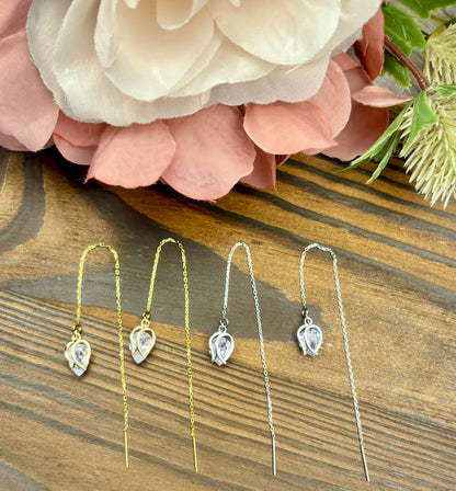 Beautiful Tulip Floating Earrings