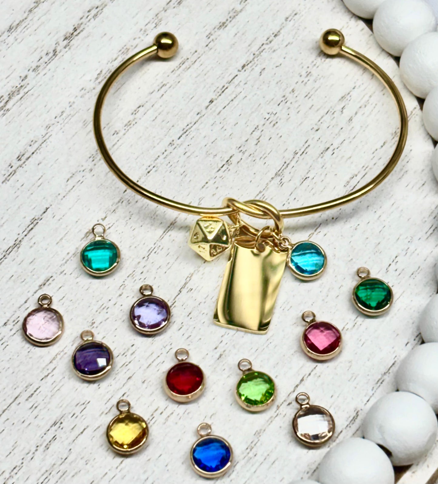 Themed Knot Bangle Bracelet