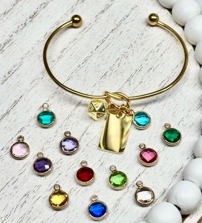 Themed Knot Bangle Bracelet