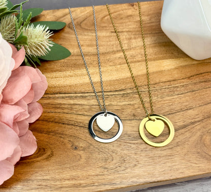 Encircled Heart Necklace