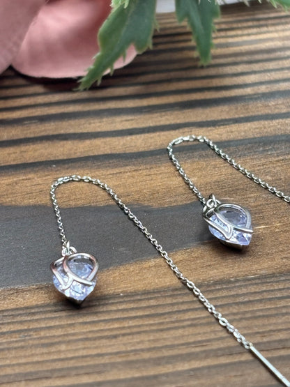 Beautiful Tulip Floating Earrings