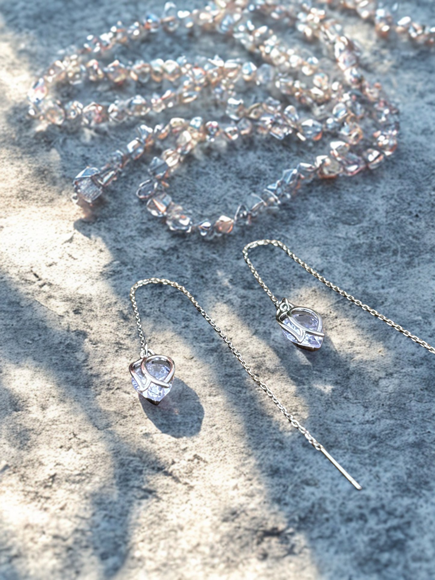 Beautiful Tulip Floating Earrings