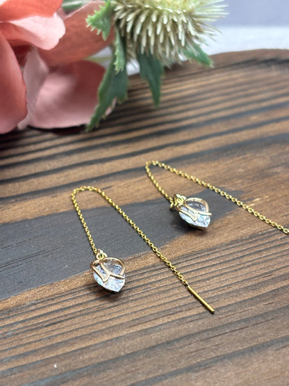 Beautiful Tulip Floating Earrings