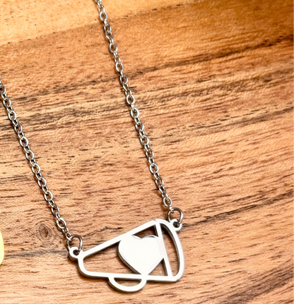 Petite Cheer Megaphone Necklace
