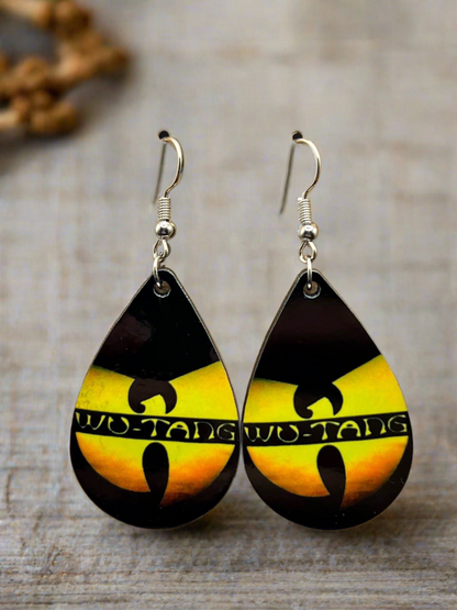 WuTang Clan-Inspired Earrings. Statement Earrings for True WuTang Clan Fans!
