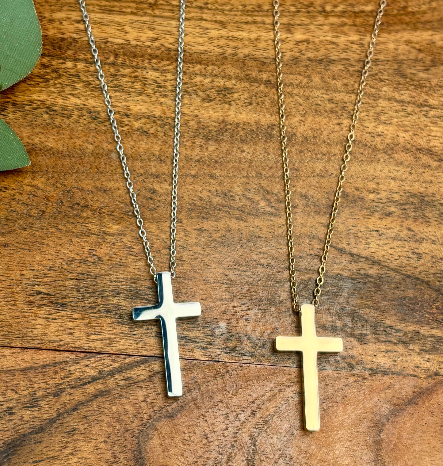 Vertical Cross Necklace