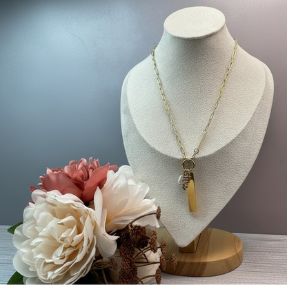 Personalized Bride Charm Necklace