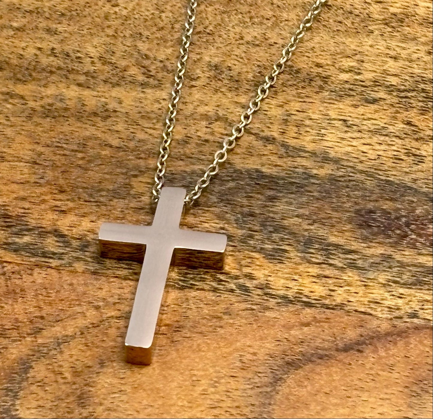 Vertical Cross Necklace