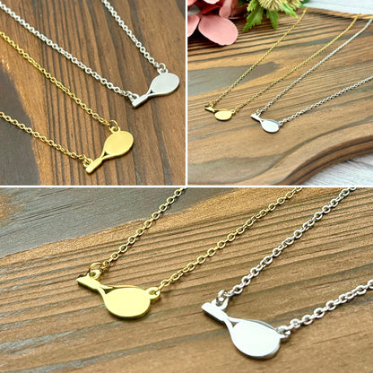 Tennis Racket Necklace