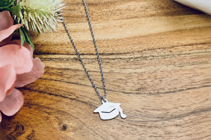 Graduation Cap Pendant Necklace