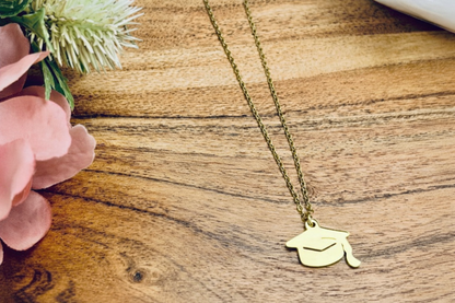 Graduation Cap Pendant Necklace