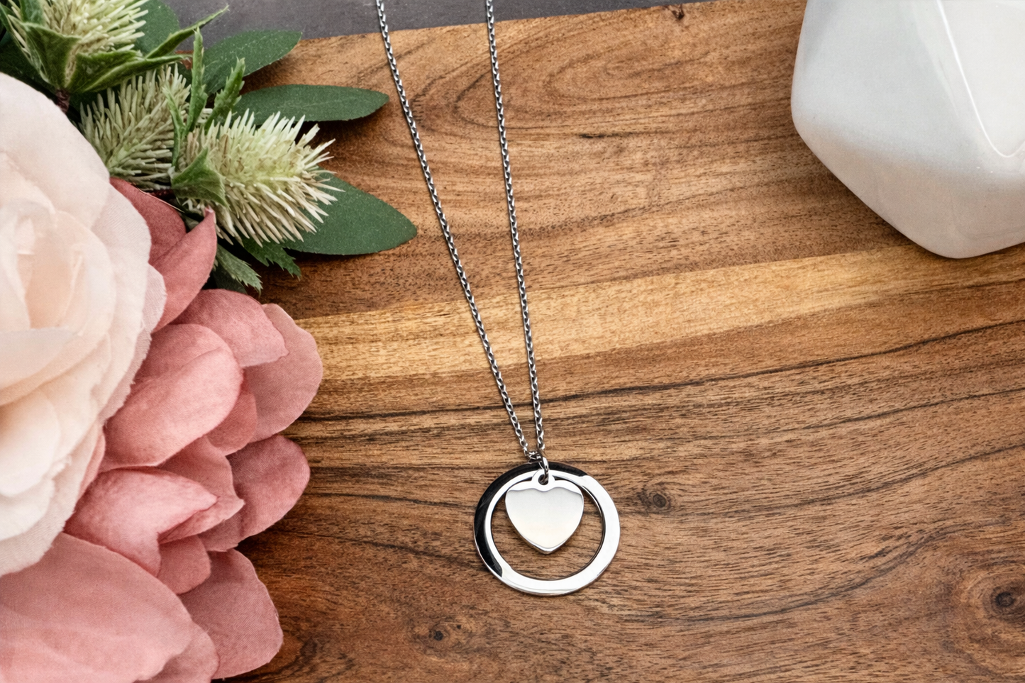 Encircled Heart Necklace