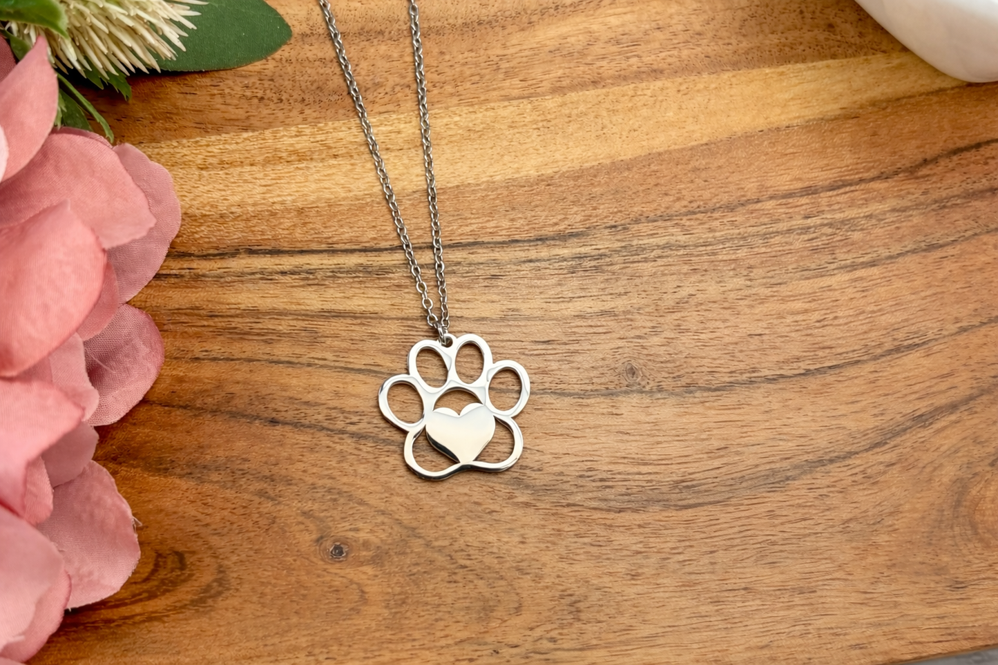 Large Paw Print Necklace