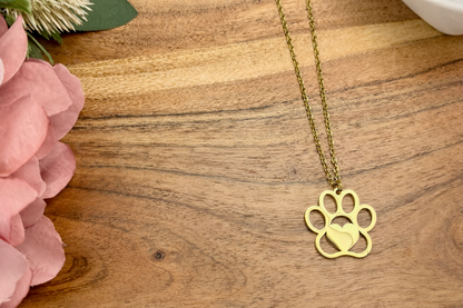 Large Paw Print Necklace