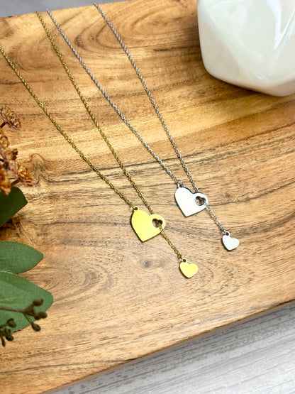 Heart Fall Necklace