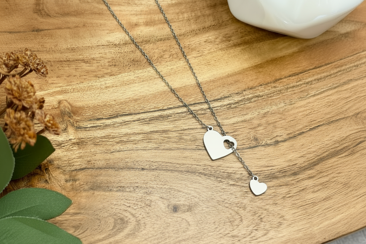 Heart Fall Necklace