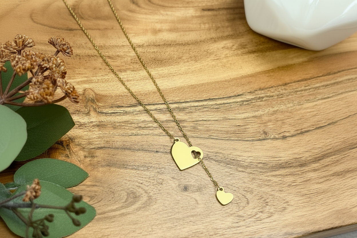Heart Fall Necklace