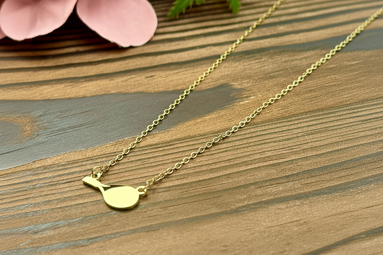 Tennis Racket Necklace