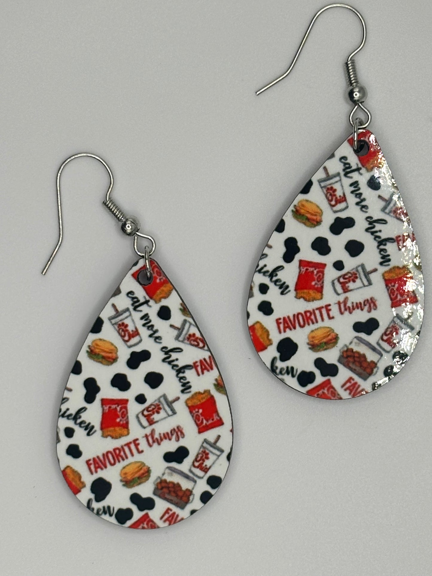 Adorable Chicken Nugget and Waffle Fries Earrings! Need we say more?