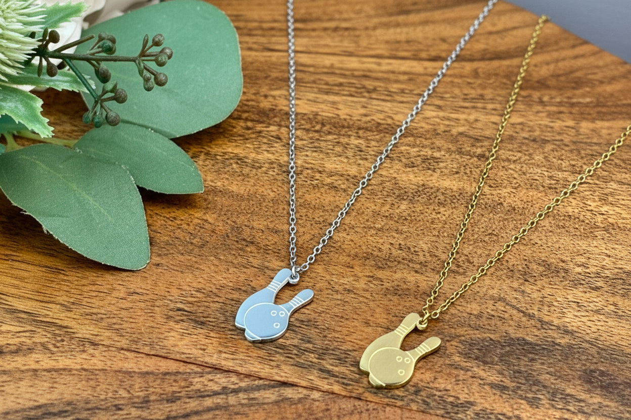 Bowling Pendant Necklace