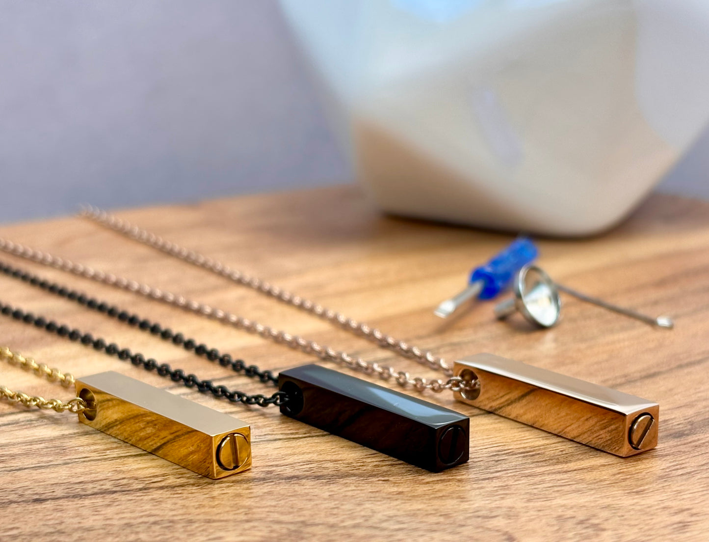 Personalized Urn Memorial Necklace