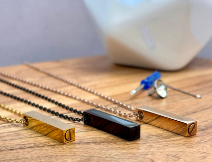 Personalized Urn Memorial Necklace