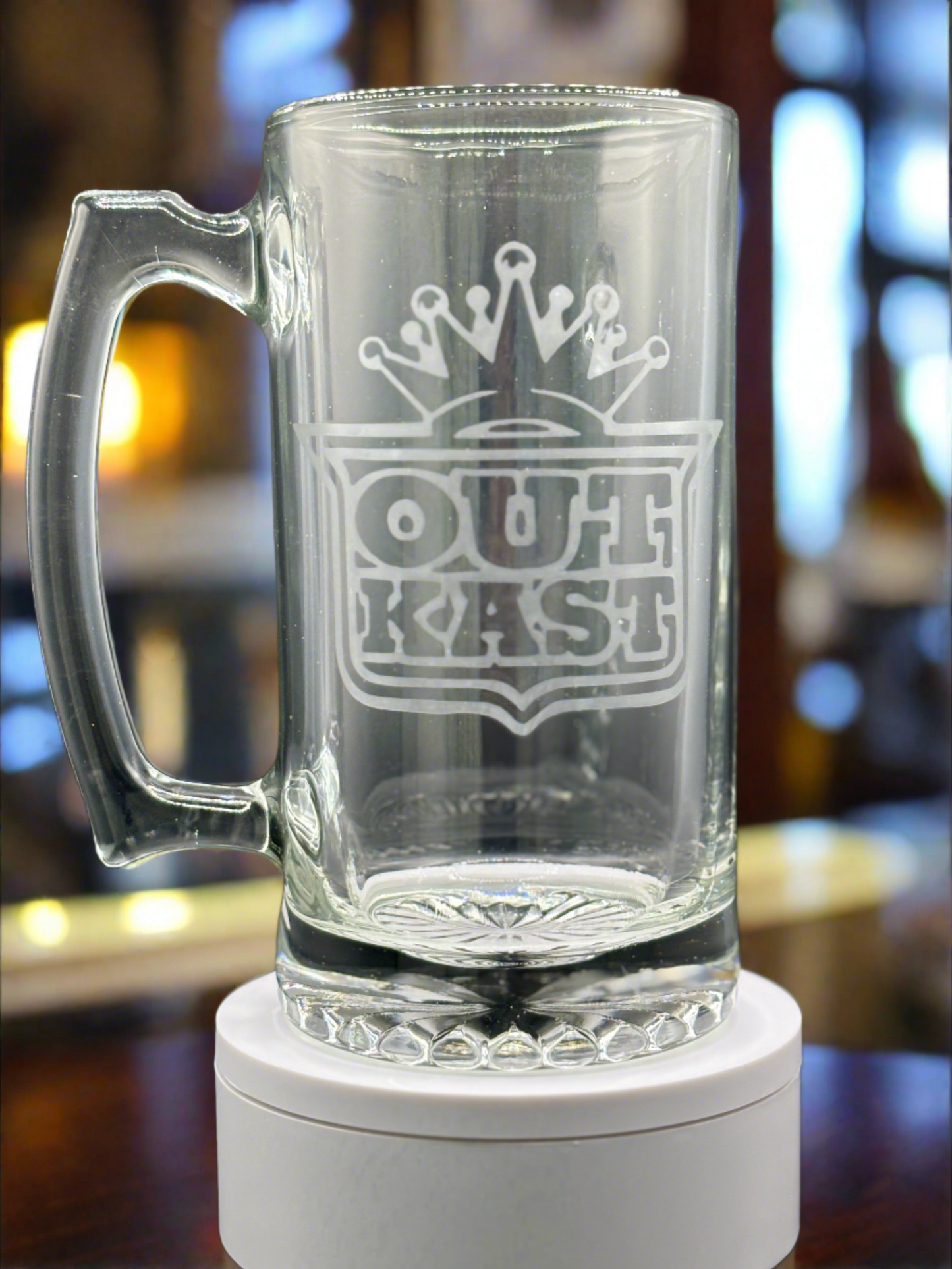 So Fresh and so Clean Clean- Outkast Unique Glass Stein for Music Lovers!