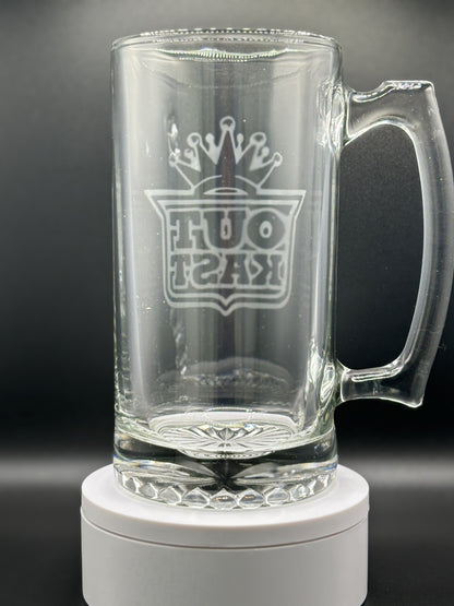 So Fresh and so Clean Clean- Outkast Unique Glass Stein for Music Lovers!